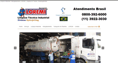 Desktop Screenshot of limpezaindustrial.com.br